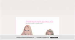 Desktop Screenshot of pinkpanter.blogg.se