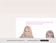 Tablet Screenshot of pinkpanter.blogg.se