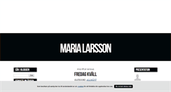 Desktop Screenshot of larssonmaria.blogg.se