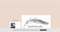 Desktop Screenshot of emelieresander.blogg.se