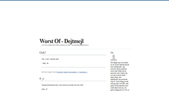 Desktop Screenshot of dejtmejl.blogg.se