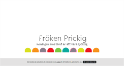 Desktop Screenshot of frokenprickig.blogg.se