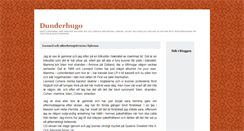 Desktop Screenshot of dunderhugo.blogg.se