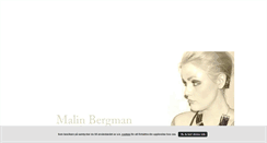 Desktop Screenshot of malinbergman.blogg.se