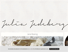 Tablet Screenshot of juliajedeberg.blogg.se