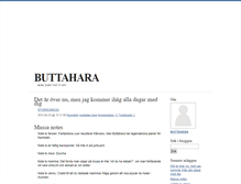 Tablet Screenshot of buttahara.blogg.se