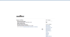Desktop Screenshot of aaallleee.blogg.se