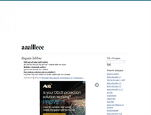 Tablet Screenshot of aaallleee.blogg.se