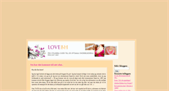 Desktop Screenshot of lovebh.blogg.se