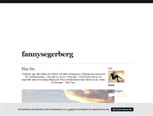 Tablet Screenshot of fannysegerberg.blogg.se