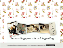 Tablet Screenshot of jaanasblogg.blogg.se