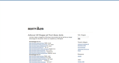 Desktop Screenshot of norrviken.blogg.se