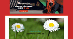 Desktop Screenshot of amandanivet.blogg.se