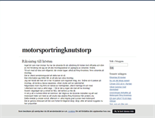 Tablet Screenshot of motorsportringknutstorp.blogg.se