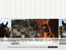 Tablet Screenshot of geminas.blogg.se