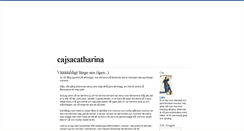 Desktop Screenshot of cajsacatharina.blogg.se