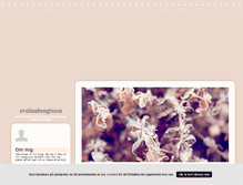 Tablet Screenshot of evelinabengtsson.blogg.se