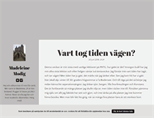 Tablet Screenshot of maadeleinemodig.blogg.se