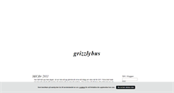 Desktop Screenshot of grizzlybus.blogg.se