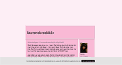 Desktop Screenshot of kamratmatilda.blogg.se