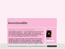 Tablet Screenshot of kamratmatilda.blogg.se