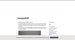 Desktop Screenshot of ensojanbell.blogg.se