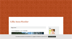 Desktop Screenshot of lillaannapysslar.blogg.se
