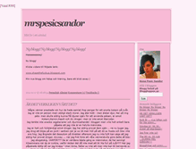 Tablet Screenshot of mrspesicsandor.blogg.se