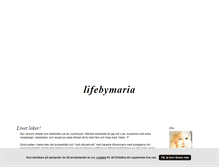 Tablet Screenshot of lifebymaria.blogg.se