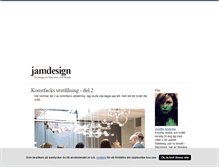 Tablet Screenshot of jamdesign.blogg.se