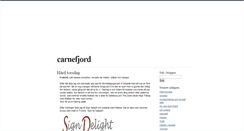 Desktop Screenshot of carnefjord.blogg.se