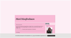 Desktop Screenshot of marimanfredsson.blogg.se
