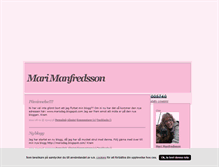 Tablet Screenshot of marimanfredsson.blogg.se
