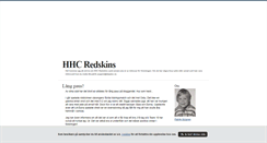 Desktop Screenshot of hhcredskins.blogg.se