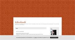Desktop Screenshot of lifeofandi.blogg.se