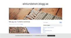 Desktop Screenshot of elinlundstrom.blogg.se