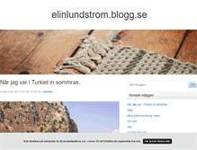 Tablet Screenshot of elinlundstrom.blogg.se