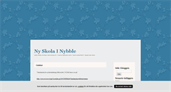 Desktop Screenshot of nyskolainybble.blogg.se