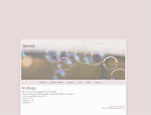 Tablet Screenshot of barnlek.blogg.se