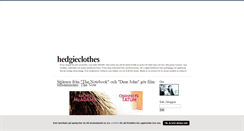 Desktop Screenshot of hedgieclothes.blogg.se