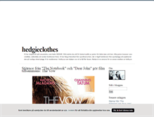 Tablet Screenshot of hedgieclothes.blogg.se