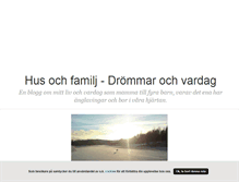 Tablet Screenshot of husochfamilj.blogg.se