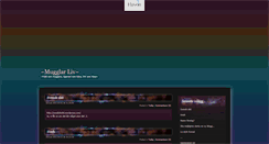 Desktop Screenshot of mugglarliv.blogg.se