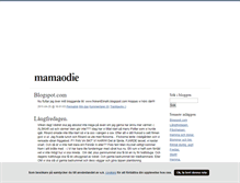 Tablet Screenshot of mamaodie.blogg.se