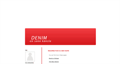 Desktop Screenshot of denim.blogg.se