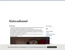 Tablet Screenshot of kickwaskennel.blogg.se