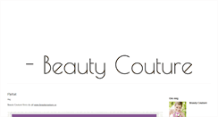 Desktop Screenshot of beautycouture.blogg.se