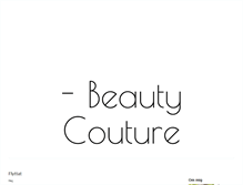 Tablet Screenshot of beautycouture.blogg.se