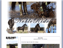 Tablet Screenshot of nobleride.blogg.se