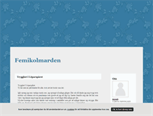 Tablet Screenshot of femikolmarden.blogg.se